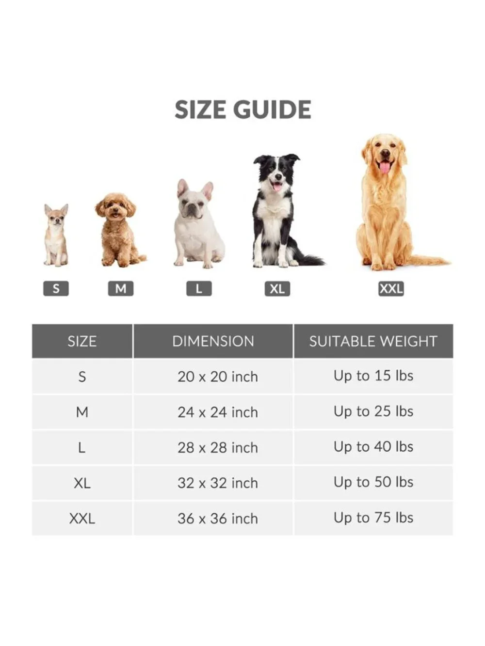 Calming Donut Dog Bed with Non-Slip Bottom 24 inches Cozy 24